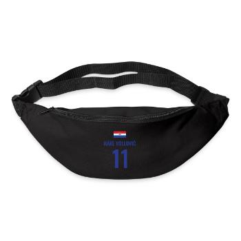 Fußball Sauf Trikot Kroatien Mallorca Party Gruppe - Gürteltasche - Schwarz - Vorne