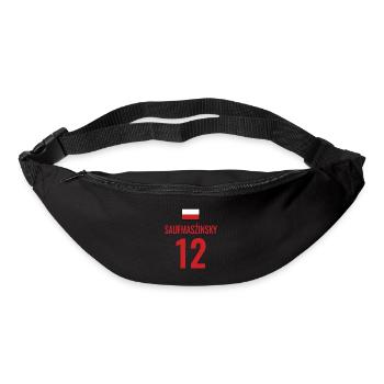 Fußball Sauf Trikot Polen Mallorca Party Gruppen - Gürteltasche - Schwarz - Vorne