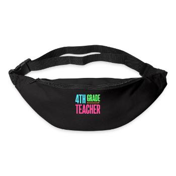 4e année Enseignante éducatrice École de formation à l’emploi - Sac banane - noir - Devant
