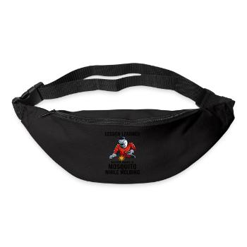 Welding Welder Metal Construction Ironworker Funny - Bum bag - black - Front