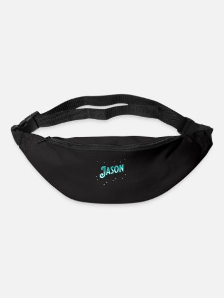 Jason Namen personalisiert - Gürteltasche - Schwarz