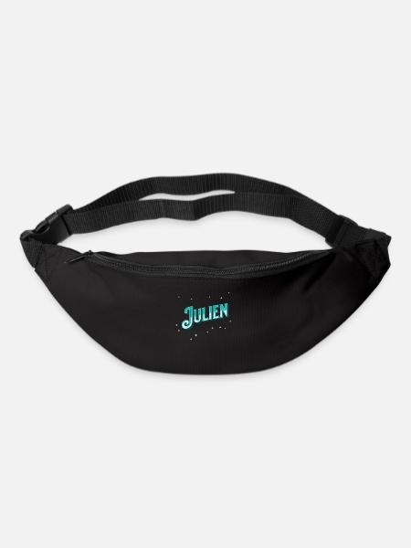 Julien Namen personalisiert - Gürteltasche - Schwarz