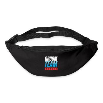 Groom Team - Bum bag - black - Front