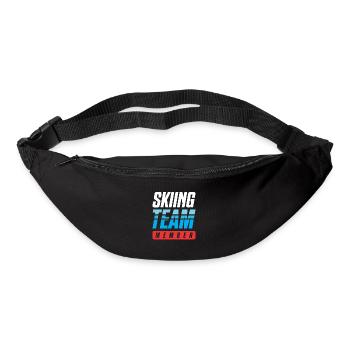 Équipe de ski - Sac banane - noir - Devant