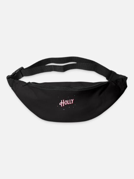 Holly name personalised - Bum bag - black