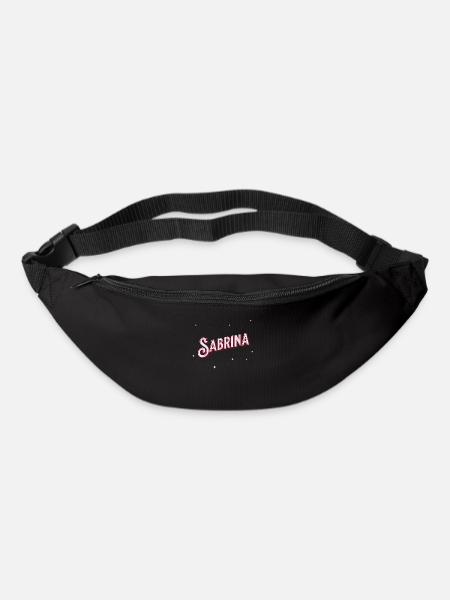 Sabrina Namen personalisiert - Gürteltasche - Schwarz