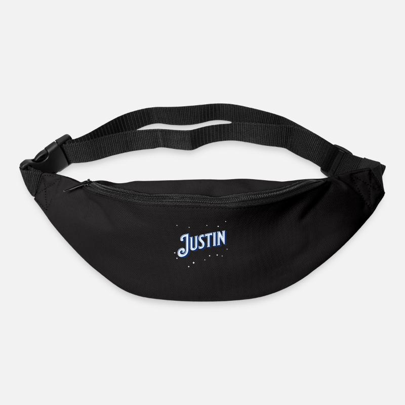 Justin's name personalized - Bum bag - black