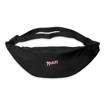 Marlies Namen personalisiert - Gürteltasche - Schwarz - Vorne