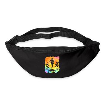 Trampolin - Gürteltasche - Schwarz - Vorne