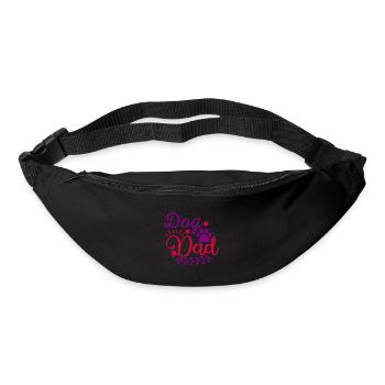 Dog daddy - Bum bag - black - Front