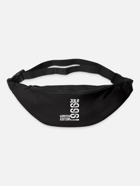 Cadeau Juillet 1966. Anniversaire juillet 1966. - Sac banane - noir