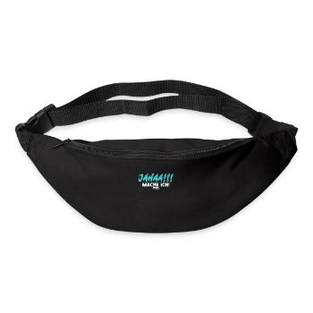 Jahaa Mach Ich Später vielleicht - Prokrastination - Gürteltasche - Schwarz - Vorne