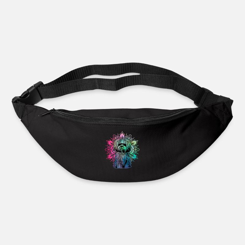 Shih Tzu - Sac banane - noir