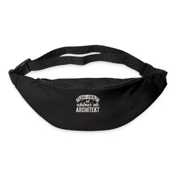 Lustige Architekt Gebäude Design Kreativität - Gürteltasche - Schwarz - Vorne