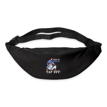 When in doubt tap out - Gürteltasche - Schwarz - Vorne