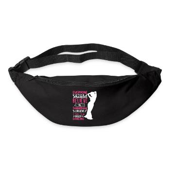 Citations de danse drôle Danseur drôle Raqs sharqi Swing - Sac banane - noir - Devant