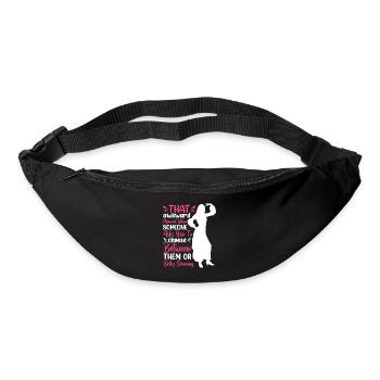 Funny Dance Quotes Funny Dancer Raqs sharqi Swing - Bum bag - black - Front