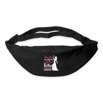 Funny Belly Dancer, Belly Dancing Quotes Dancer - Bum bag - black - Front