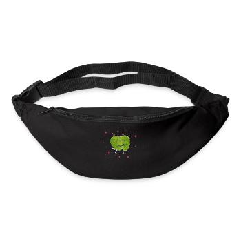 Cute Soursop Couple Hugging Soursop Fruit Lovers - Gürteltasche - Schwarz - Vorne