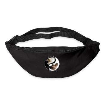 Yin Yang Bär - Gürteltasche - Schwarz - Vorne