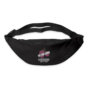 Klebeband Grapefruit Fruchtliebhaber Lustiges Zitat - Gürteltasche - Schwarz - Vorne