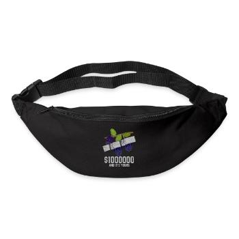 Klebeband Maulbeere Fruchtliebhaber Lustiges Zitat - Gürteltasche - Schwarz - Vorne