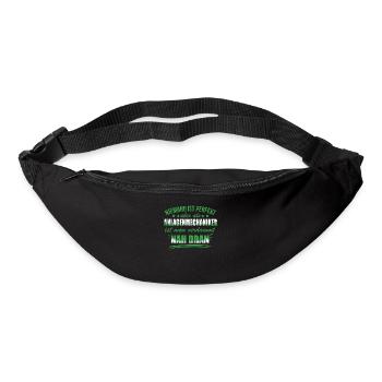 Lustige Anlagenmechaniker Beruf Installation - Bum bag - black - Front