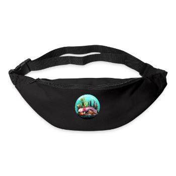 Axolotl - Gürteltasche - Schwarz - Vorne