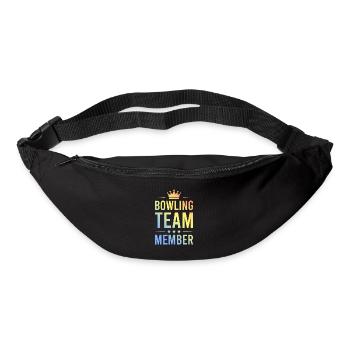 Bowling Team Colorful - Bum bag - black - Front
