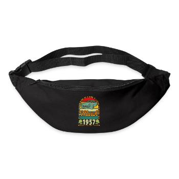 März 1957, März 1957, März 1957. - Gürteltasche - Schwarz - Vorne