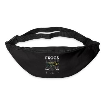 Ranitomeya Imitator Frog Streetwear Frog Keeper - Bum bag - black - Front