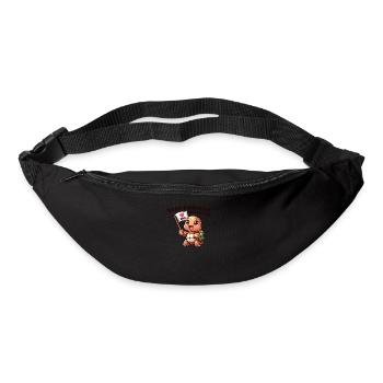 Le meilleur papa tortue de tous les temps - Sac banane - noir - Devant
