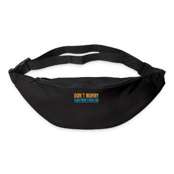 Don't worry, I can reprint it 3D printing - Bum bag - black - Front