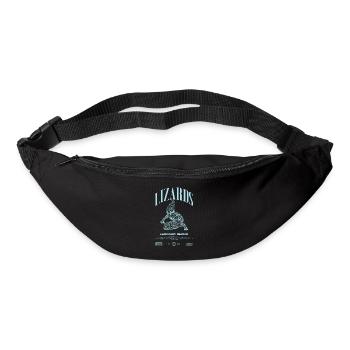 Leopard Gecko Moderne Reptilienwärter Streetwear - Gürteltasche - Schwarz - Vorne