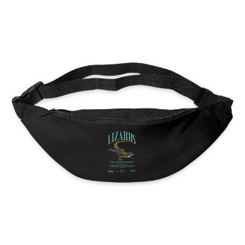 Phelsuma laticauda Day Gecko Lizard Keeper - Bum bag - black - Front
