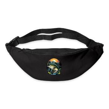 Poisson bar - Sac banane - noir - Devant