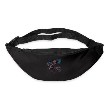 Mythical Horse with Wings An Animal Horse - Bum bag - black - Front