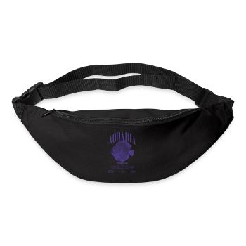 Diskus-Buntbarsch Fish Keeper Moderne Streetwear - Gürteltasche - Schwarz - Vorne