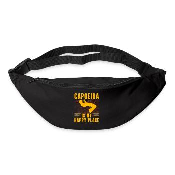La capoeira est mon endroit préféré - Sac banane - noir - Devant