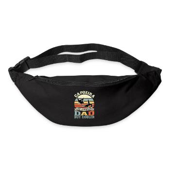 Capoeira wie ein normaler Vater, nur cooler - Gürteltasche - Schwarz - Vorne