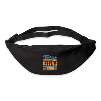 Juli 1968, Juli 1968 Geburtstagsgeschenk. - Gürteltasche - Schwarz - Vorne