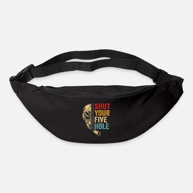 shut your five hole - Bum bag - black