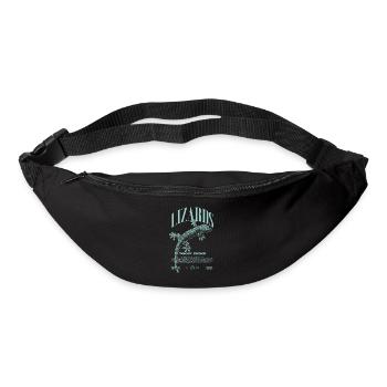 Tokay Gecko Gardien de reptiles moderne Streetwear - Sac banane - noir - Devant