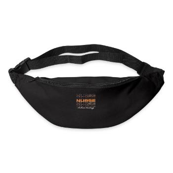 Black Gastroenterology Nurse Melanin African - Bum bag - black - Front