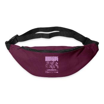 Aquascaping Anubias Aquatic Plant Fischhalter - Gürteltasche - Burgunderrot - Vorne