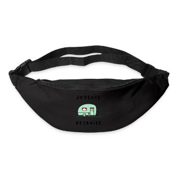 RETRAITE. RETRAITE. RETRAITEE. SENIOR. MAMIE. PAPY - Sac banane - noir - Devant