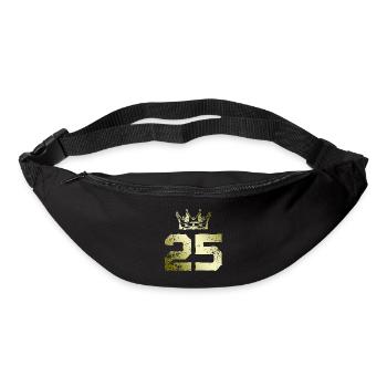 25 Couronne numérique - Sac banane - noir - Devant