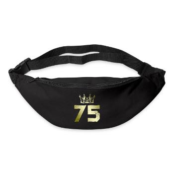 75 Couronne numérique - Sac banane - noir - Devant