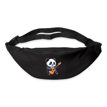 Panda guitarist - Bum bag - black - Front