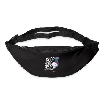 Pigeon Pigeons Animal Bird - Bum bag - black - Front